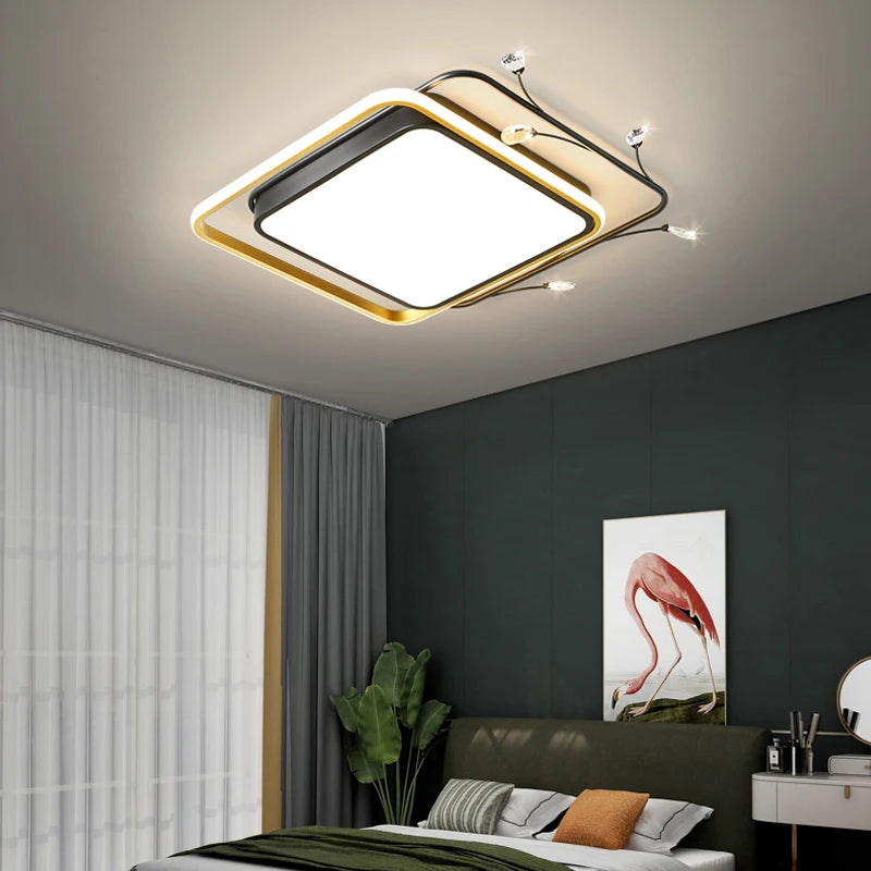 plafonnier moderne led pour décoration intérieure nordique - vue 3 sur 14
