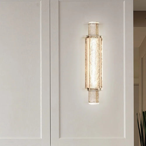 applique murale led moderne design en cristal transparent pour intérieur - vue 2 sur 8