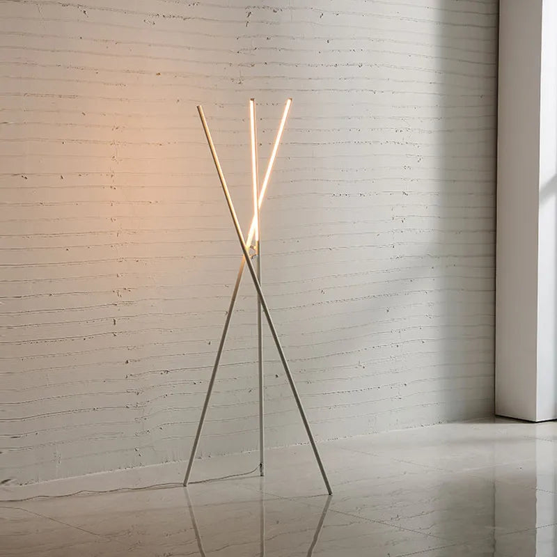 lampadaire nordique moderne design led pour décoration intérieure - vue 4 sur 7