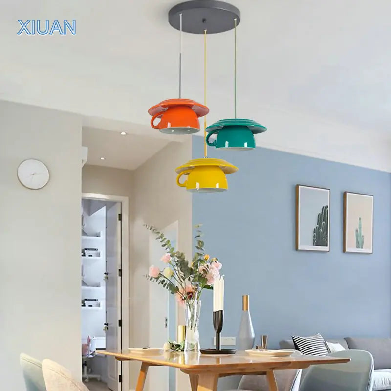 lampe suspension céramique moderne led - vue 3 sur 28