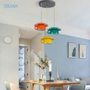 suspension moderne en céramique led théière pour cuisine