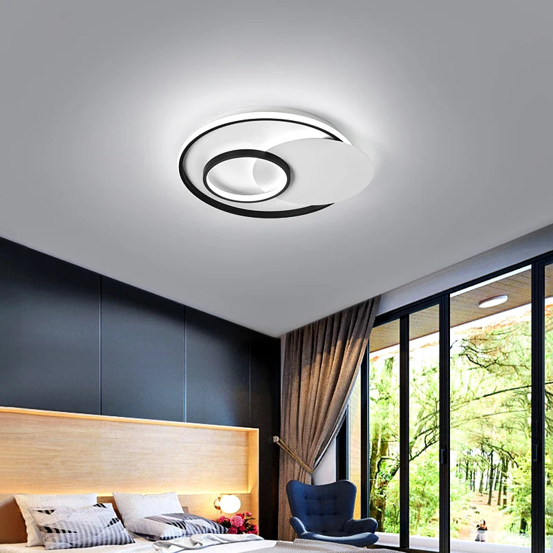 plafonnier moderne en aluminium pour décoration intérieure - vue 4 sur 8