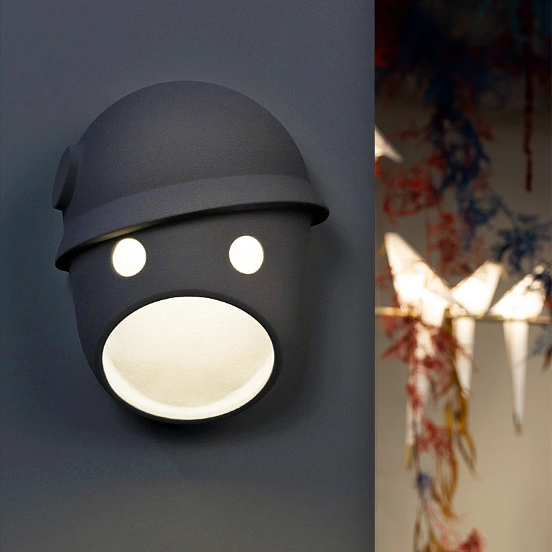 applique murale led créative en résine pour décoration maison