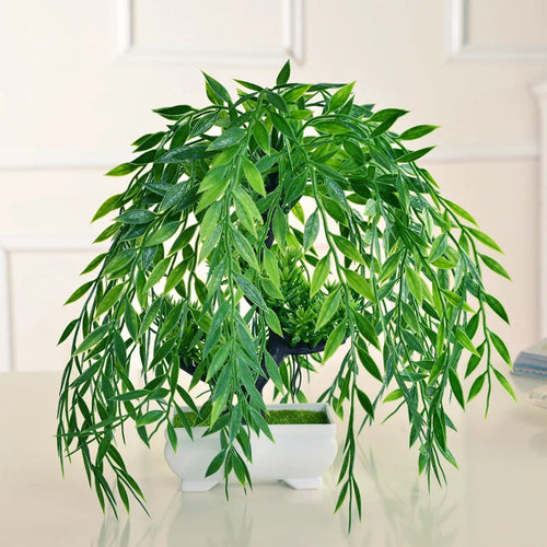 arbre artificiel en pot mini bonsaï pour décoration intérieure et extérieure - vue 3 sur 7