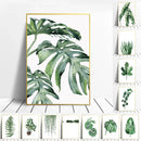 plante tropicale nordique art mural décoration moderne