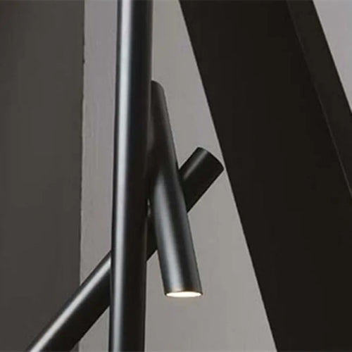 suspension moderne en métal design tubes créatifs pour intérieur - vue 8 sur 9