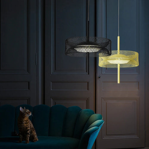 suspension nordique design coloré en métal pour intérieur à led - vue 2 sur 11