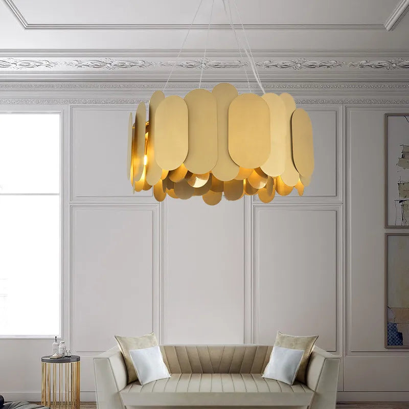 lustre à panneaux nordiques design pour décoration intérieure moderne - vue 2 sur 6