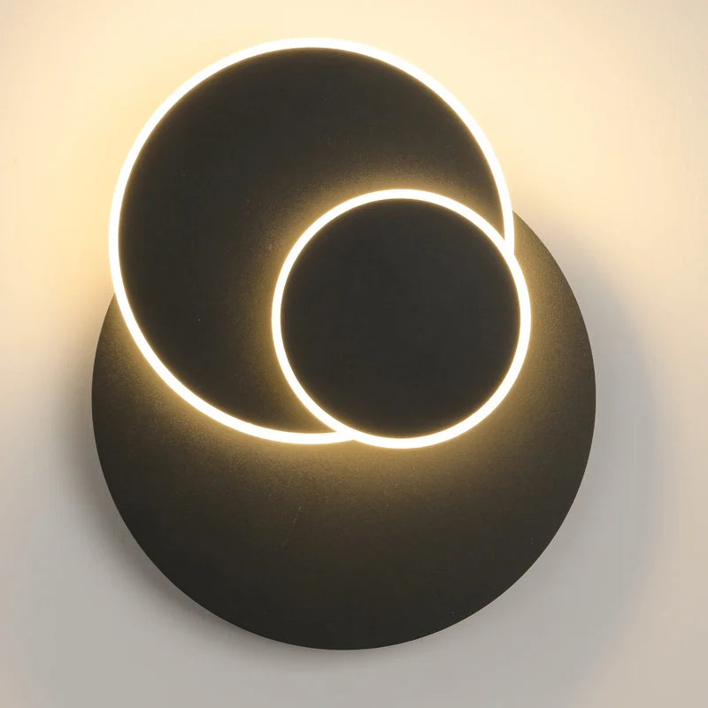 applique murale post-éclipse solaire style nordique moderne minimaliste