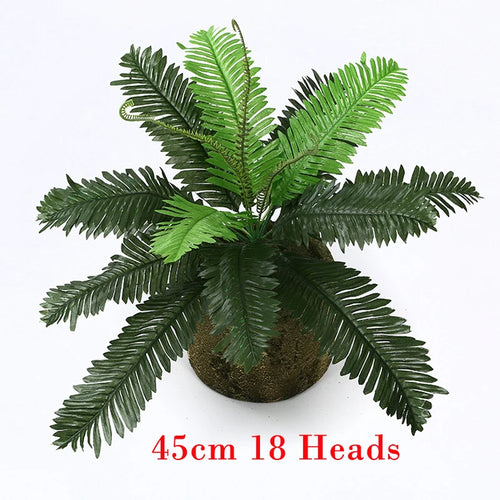 bouquet de fausses feuilles de palmier tropical décoratif pour fêtes et événements - vue 5 sur 13