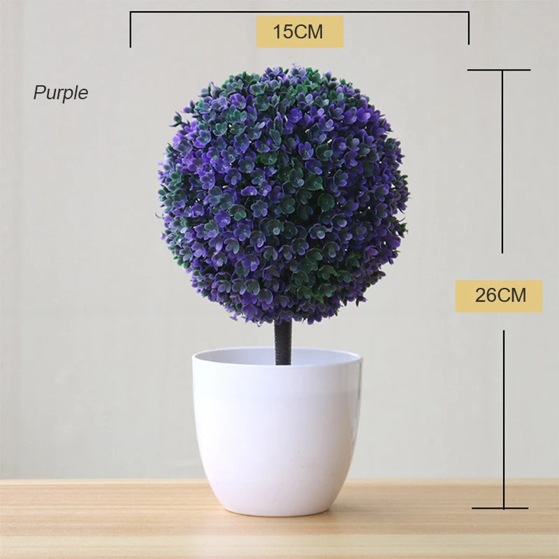 plante artificielle en pot pour décoration de bureau et jardin - vue 23 sur 45