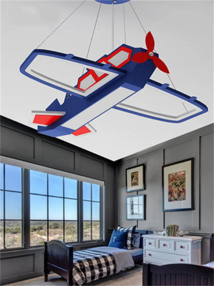 suspension enfant en forme d'avion pour chambre - vue 5 sur 7