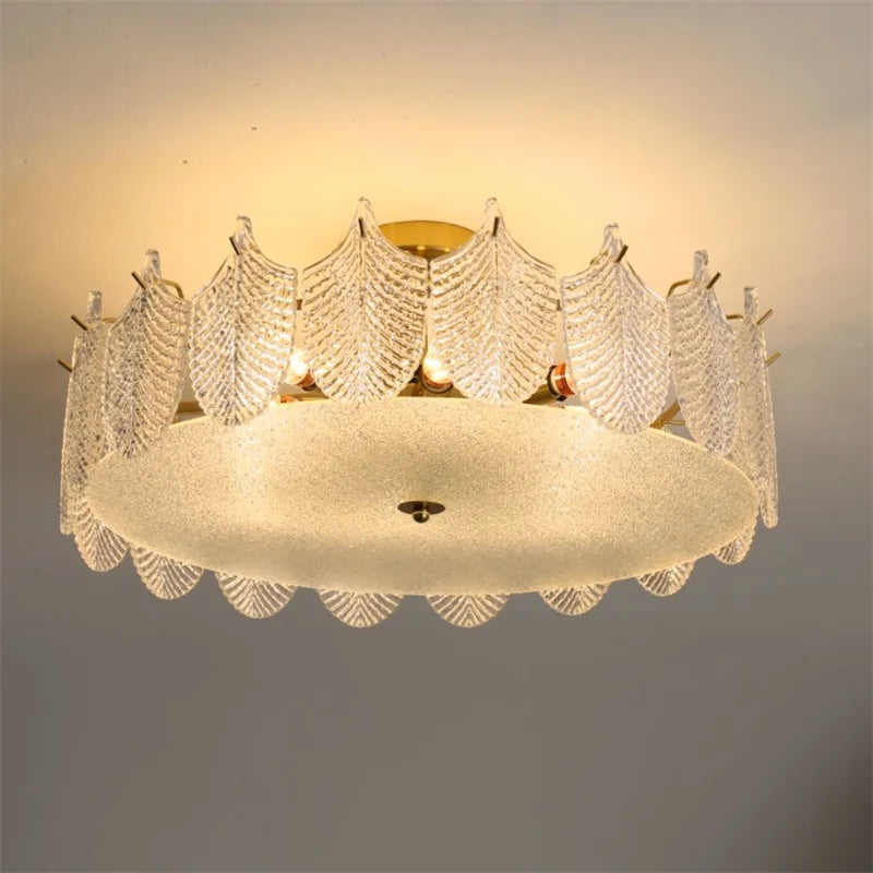 lustre de luxe en verre pour décoration intérieure élégante et moderne - vue 4 sur 17