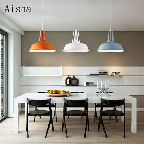 lustre en aluminium nordique design créatif pour intérieur élégant - vue 4 sur 13