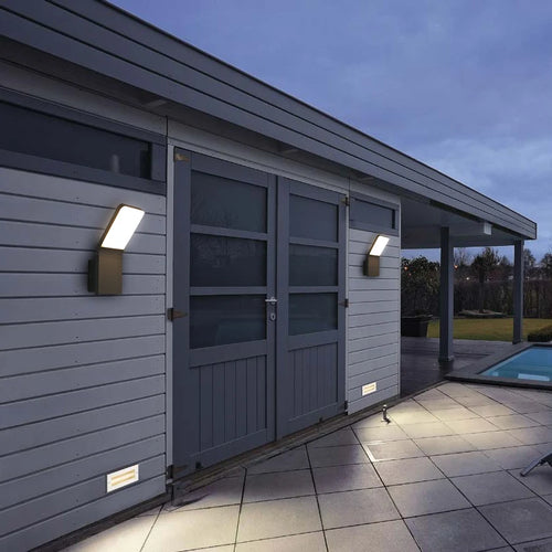 Éclairage mural extérieur escalier entrée balcon LED lumières maison jardin porche terrasse applique étanche phare de porte - vue 6 sur 7