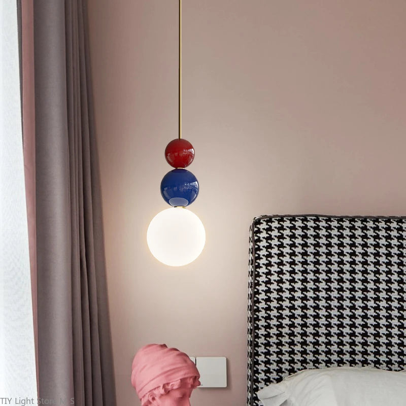 suspension moderne minimaliste en résine gourde - vue 3 sur 9