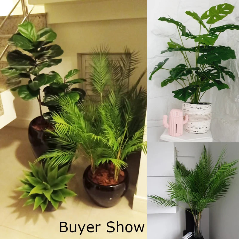 plante tropicale artificielle grande taille pour décoration intérieure et extérieure - vue 5 sur 10