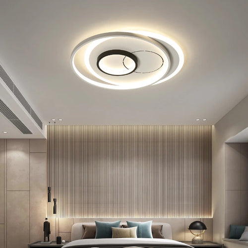 plafonniers led élégants pour décoration intérieure d'hôtel - vue 3 sur 11