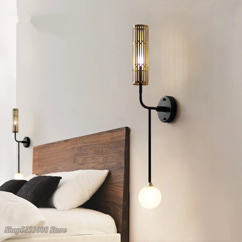 applique murale led moderne créative nordique luminaire décoratif - vue 2 sur 7