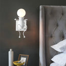 applique murale moderne en fer humanoïde luminaire décoratif d'intérieur