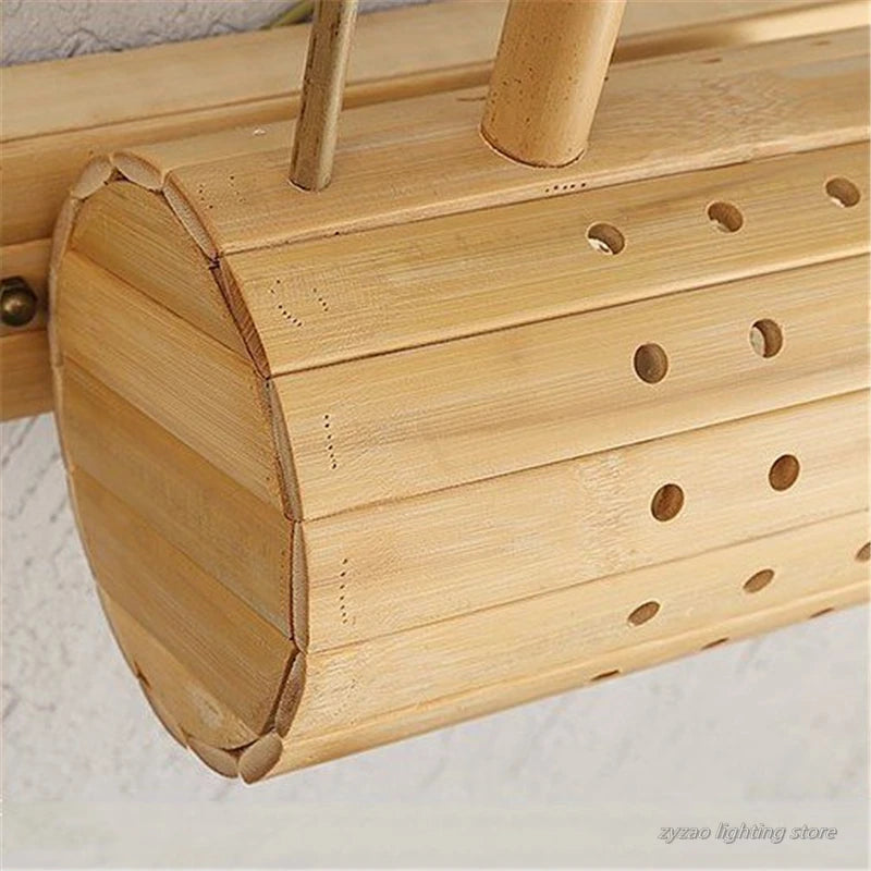 applique murale en bambou style japonais pour restaurant et bar - vue 6 sur 10