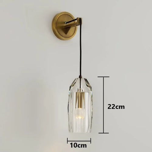 applique murale en cristal d'art style moderne pour décoration intérieure - vue 9 sur 8