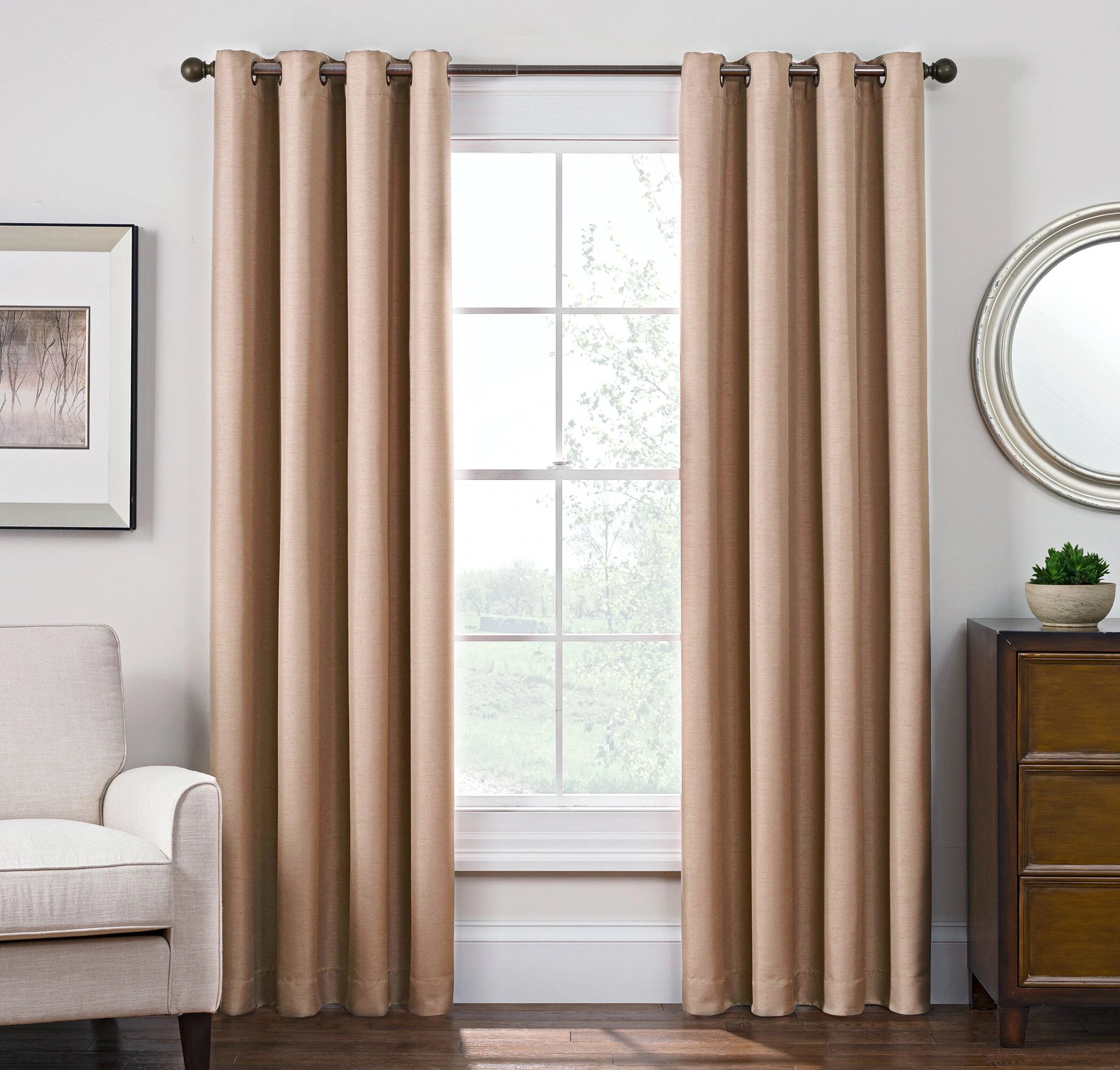 Rideau occultant moderne épais pour salon chambre fenêtre - vue 12 sur 12