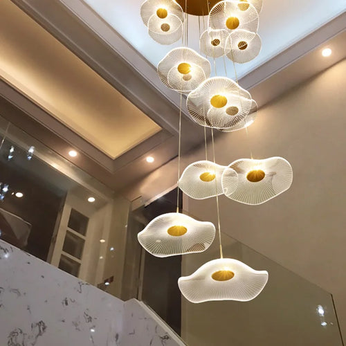 suspension moderne en acrylique pour décoration intérieure élégante - vue 3 sur 18