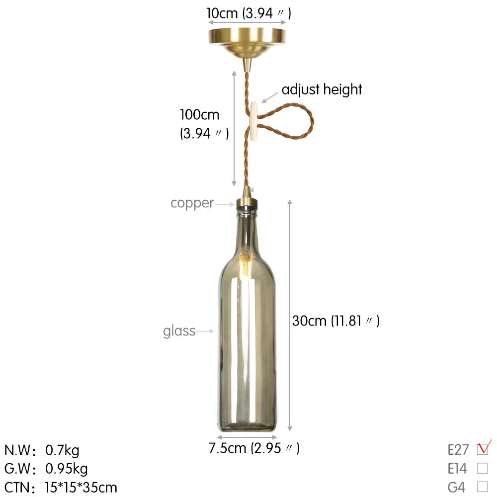 suspension moderne en laiton et verre pour décoration intérieure - vue 11 sur 12