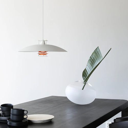 Suspension design nordique lampe à main en aluminium moderne pour chambre à coucher salle à manger Loft E27 Luminaire Suspension luminaires