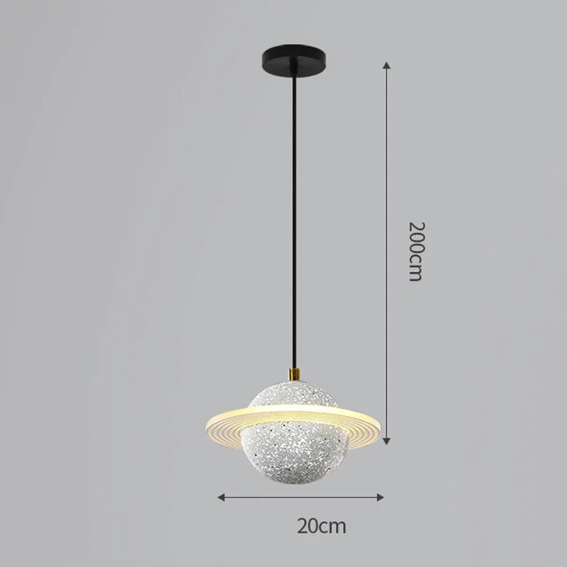 suspension en résine planet pour décoration intérieure moderne - vue 13 sur 18