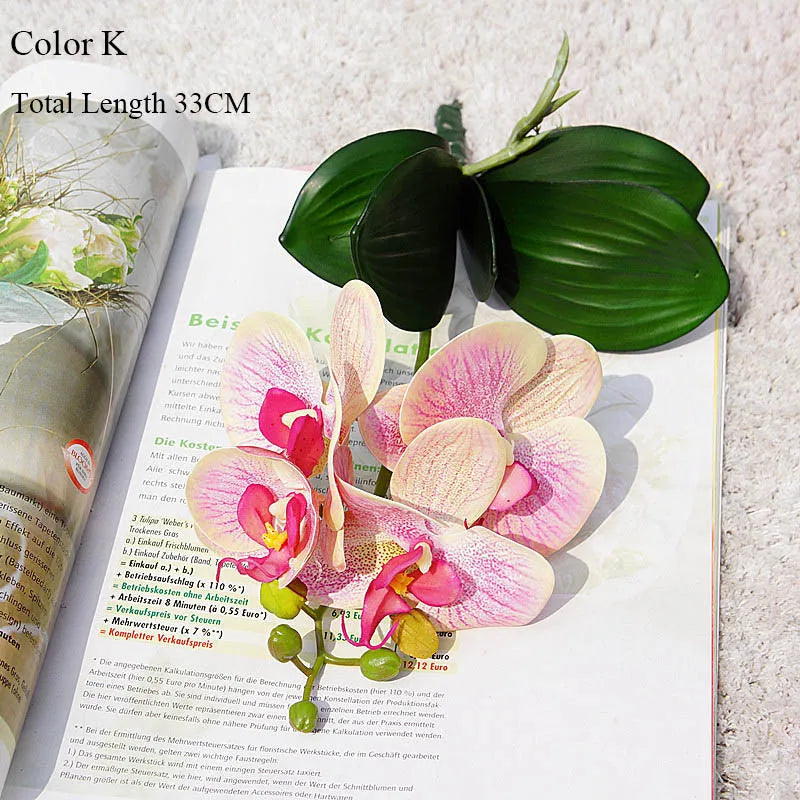 orchidée en latex luxe pour décoration mariage et événements - vue 22 sur 26