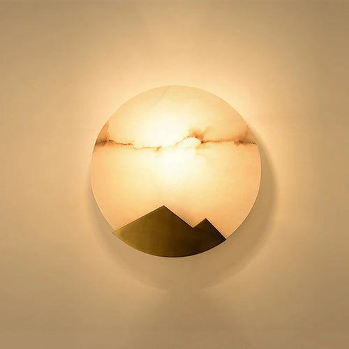 applique murale à led en marbre design minimaliste pour intérieur élégant - vue 2 sur 7