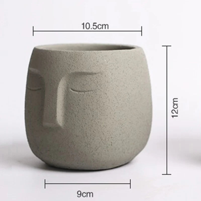 moule en silicone pour pot de fleurs design créatif