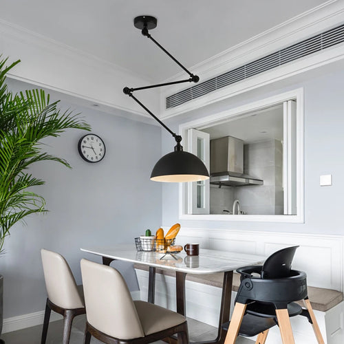 plafonnier led suspendu design scandinave moderne en aluminium - vue 5 sur 16