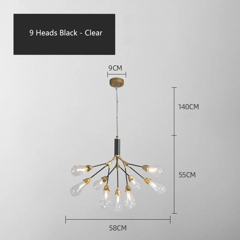 lustre luciole design post-moderne pour intérieur élégant et créatif - vue 10 sur 23