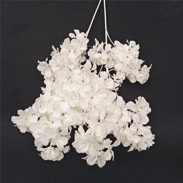 fleurs artificielles hortensia gypsophile pour décoration mariage - vue 8 sur 15