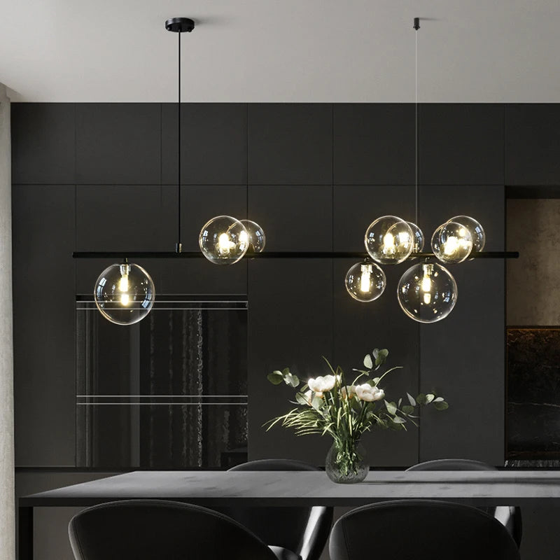 lustre à led nordique pour cuisine bureau et étude