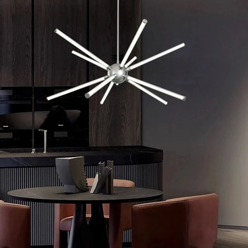 suspension moderne en aluminium pour intérieur bar et cuisine