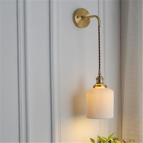 applique murale en porcelaine blanche design nordique élégant pour intérieur - vue 9 sur 12