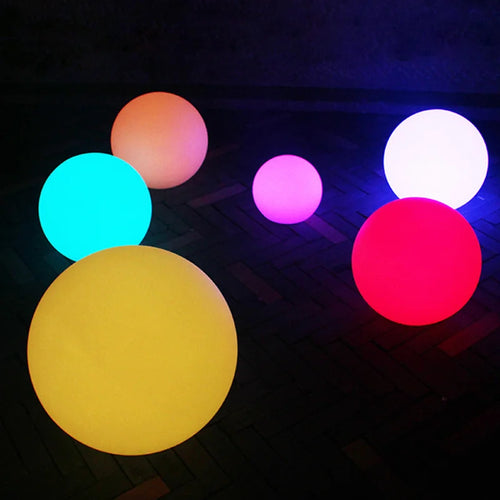 Lampe LED étanche boule de jardin lumière paysage éclairage déco jardin exterieur fête extérieure mariage bar piscina lampes de pelouse flottantes - vue 4 sur 6