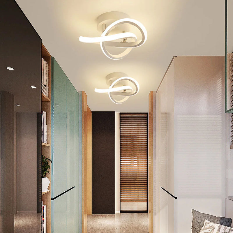 plafonnier led lumière ombre maison couloir chaud froid luminaire salon chambre éclairage