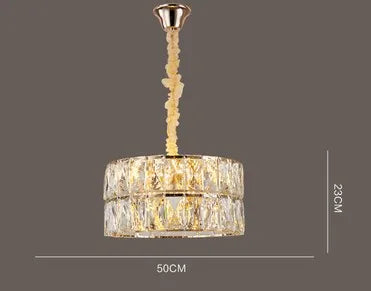 lustre en cristal design nordique pour intérieur élégant - vue 9 sur 12