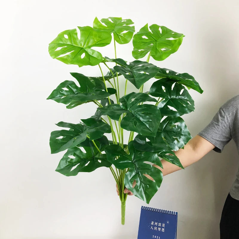 plantes artificielles bonsaï monstera palmier décoration intérieure et extérieure - vue 5 sur 10