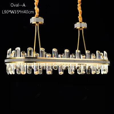 lustre en cristal rond design postmoderne pour un intérieur créatif - vue 14 sur 15