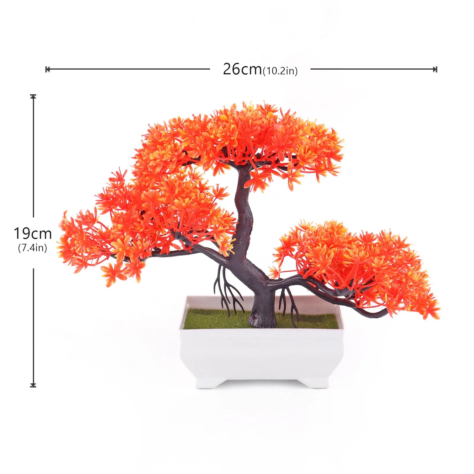 plante artificielle en pot pour décoration de bureau et jardin - vue 38 sur 45