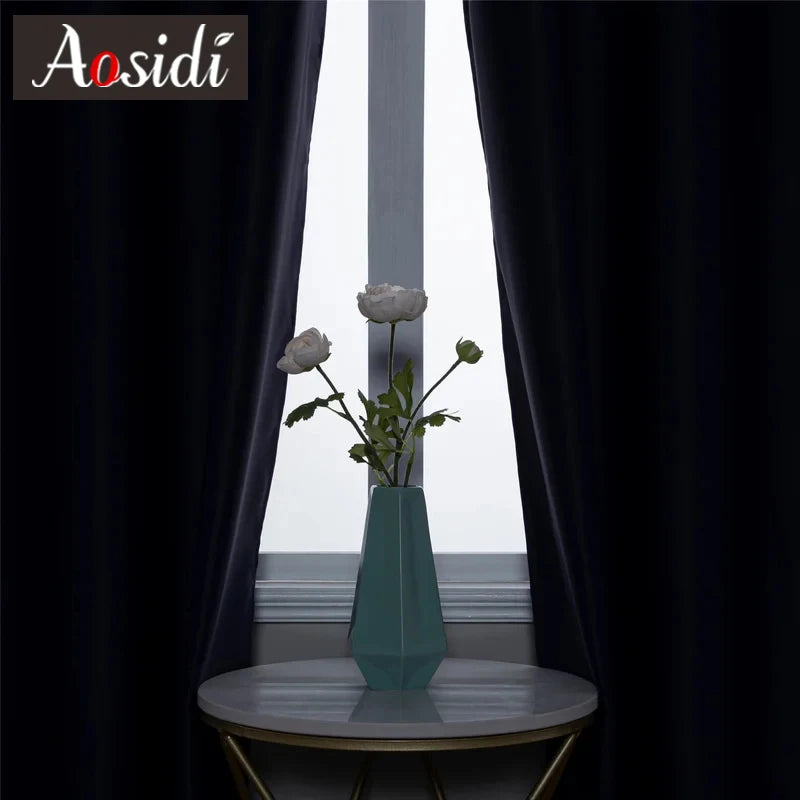 Rideau court occultant moderne pour cuisine chambre salon - vue 3 sur 12