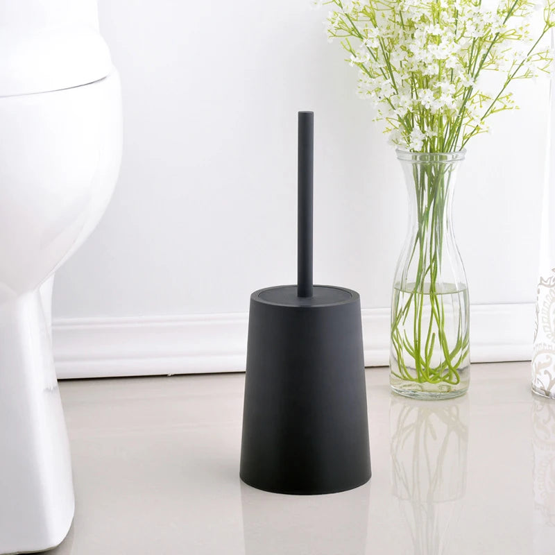 brosse de toilette moderne avec couvercle et design élégant