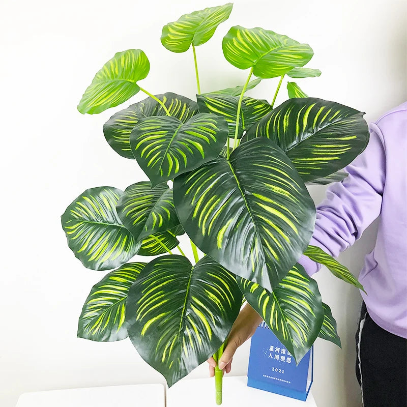 plantes tropicales artificielles monstera feuillage décoratif pour intérieur extérieur - vue 16 sur 21