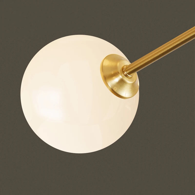lustre décoratif en cuivre pour un intérieur nordique - vue 5 sur 9